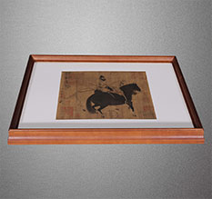 沙洋书画装裱配框服务案例